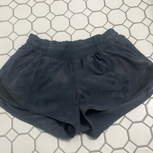 Gray lululemon hotty hot shorts